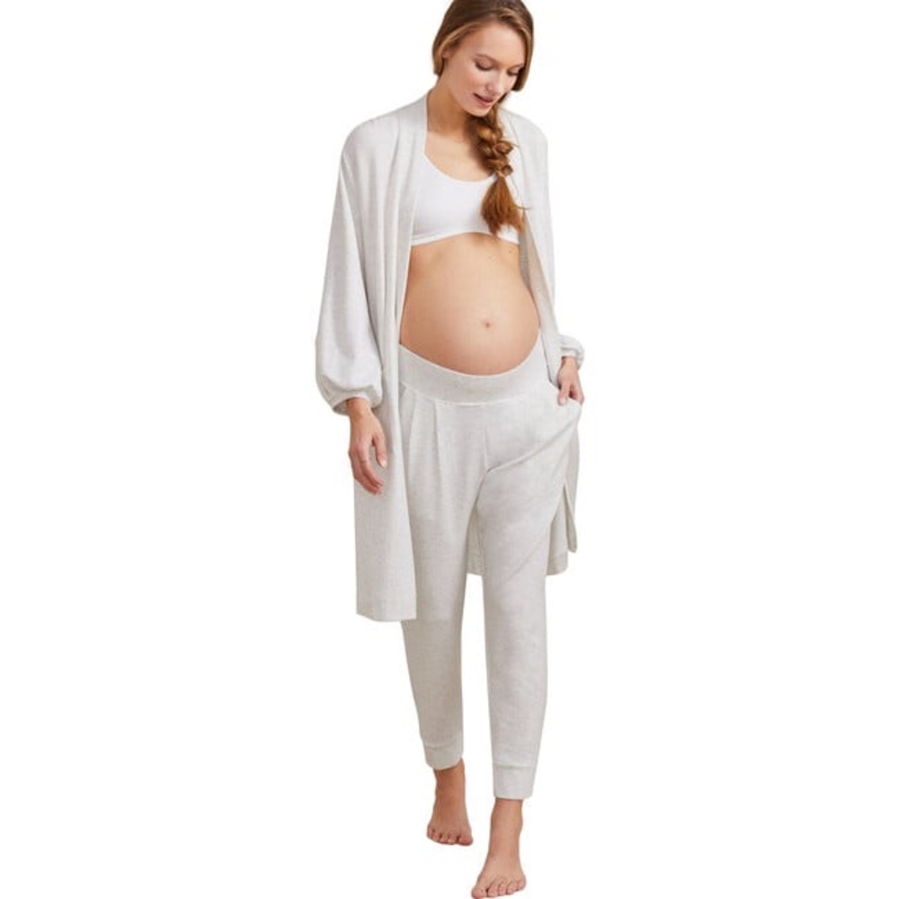 Hatch Maternity Nesting Robe Oat Melange One Size NWOT